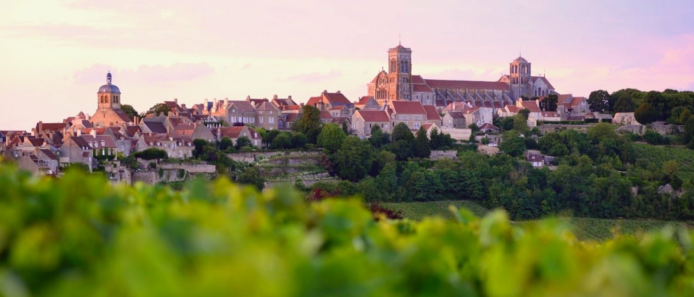 Burgundy landscape